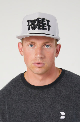 BRDEES Tweet Tweet Performance Trucker - Grey