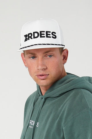 BRDEES Performance Trucker Snapback - White