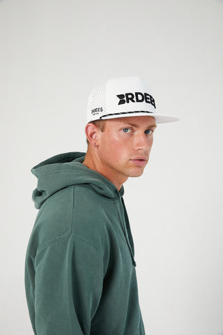 BRDEES Performance Trucker Snapback - White