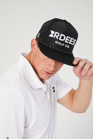 BRDEES Logo Performance Trucker - Black